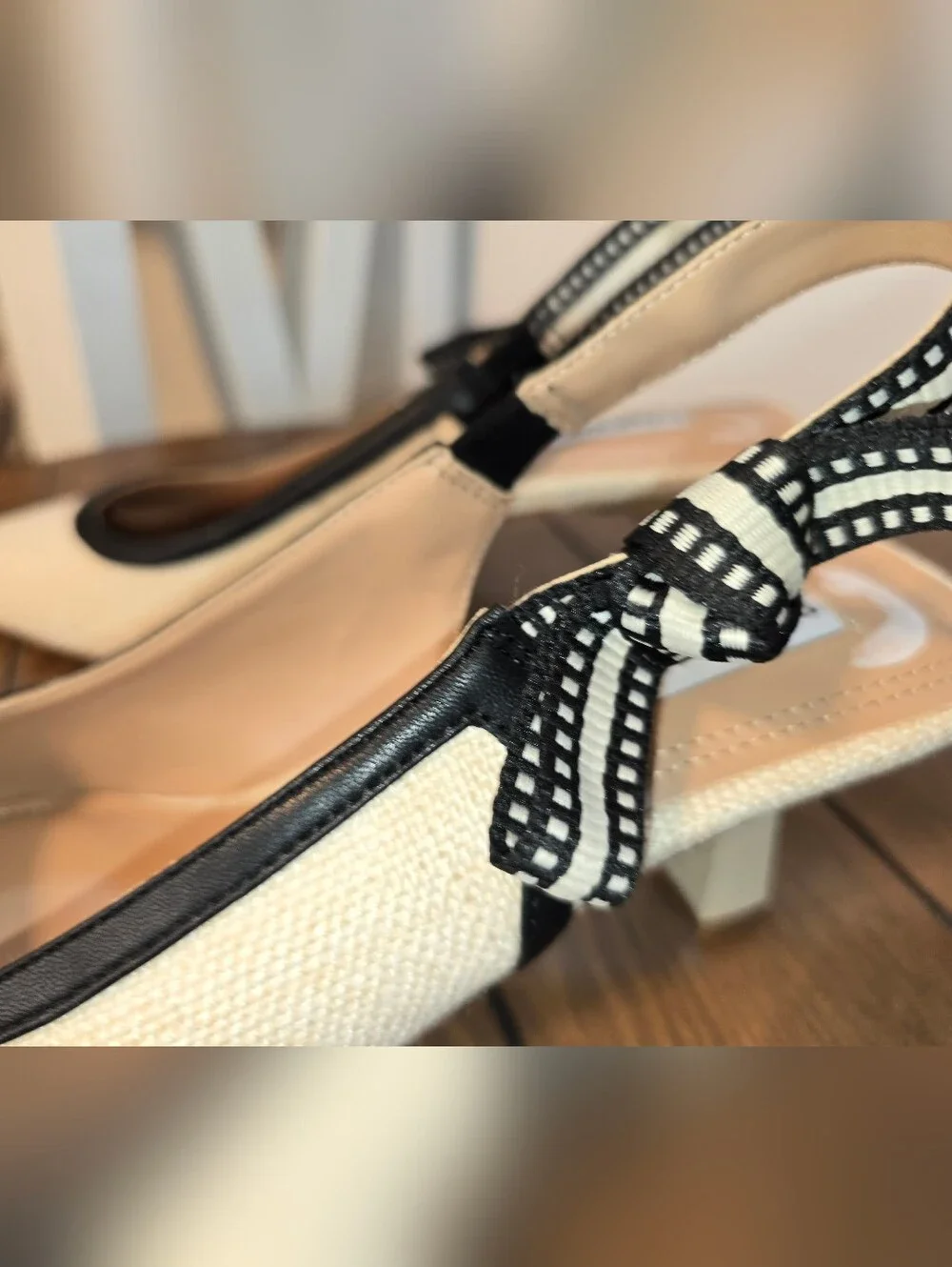 Steve Madden NWOT Bri Cream Pointed Slingback Pumps Women's Size 9M